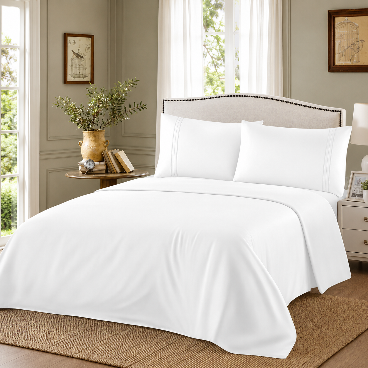 ZARA HOME – Σετ Σεντονιών 300TC – Λευκό