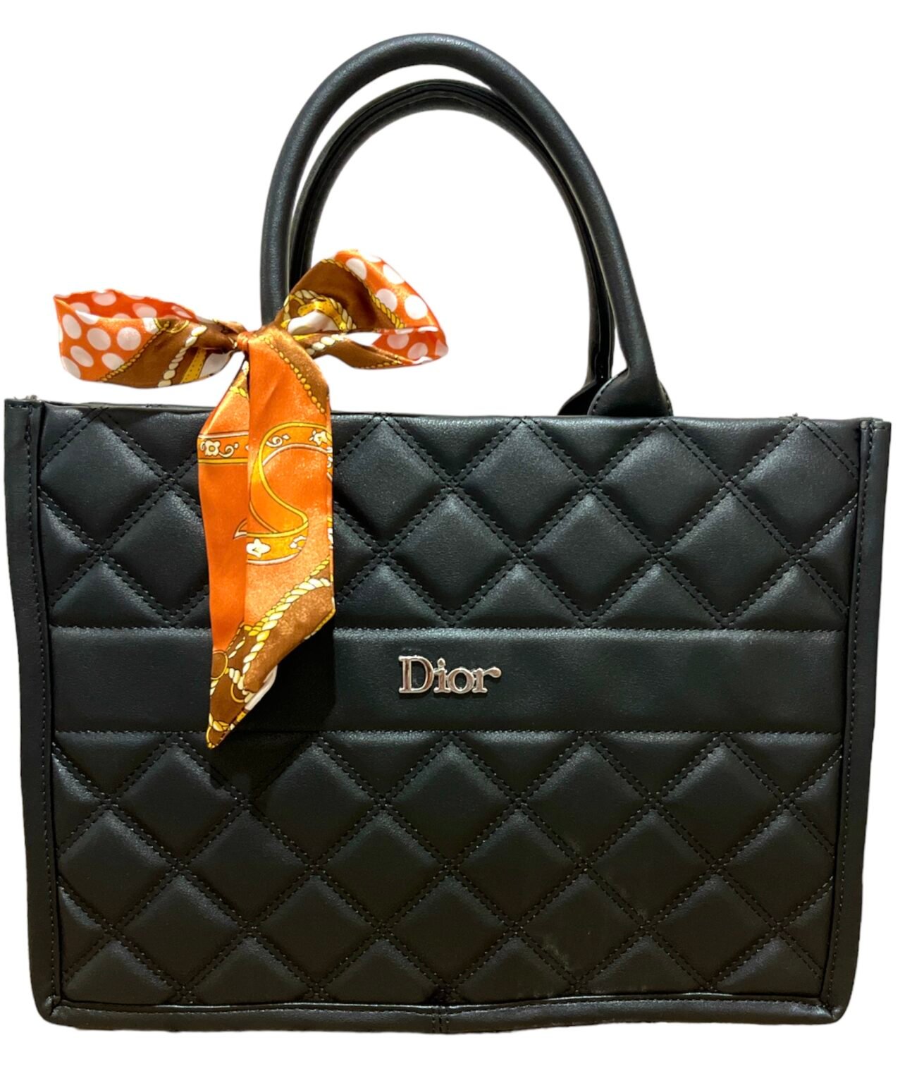 DIOR ΜΑΥΡΗ LARGE ΤΣΑΝΤΑ