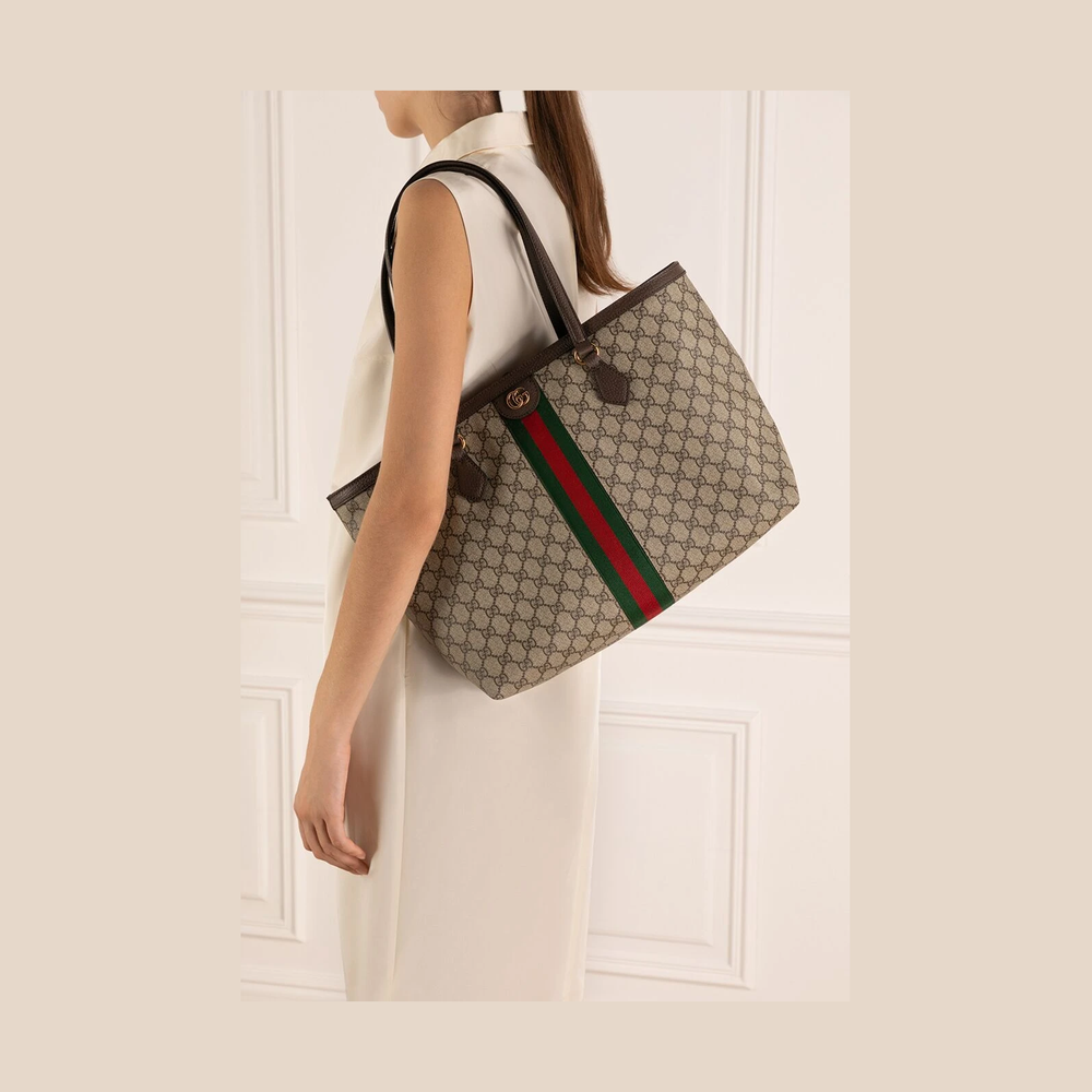 Τσάντα Gucci Ophidia καφέ