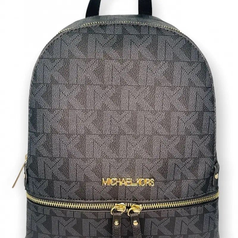 MICHAEL KORS ΣΑΚΙΔΙΟ ΠΛΑΤΗΣ ΜΑΥΡΟ-ΜΠΛΕ