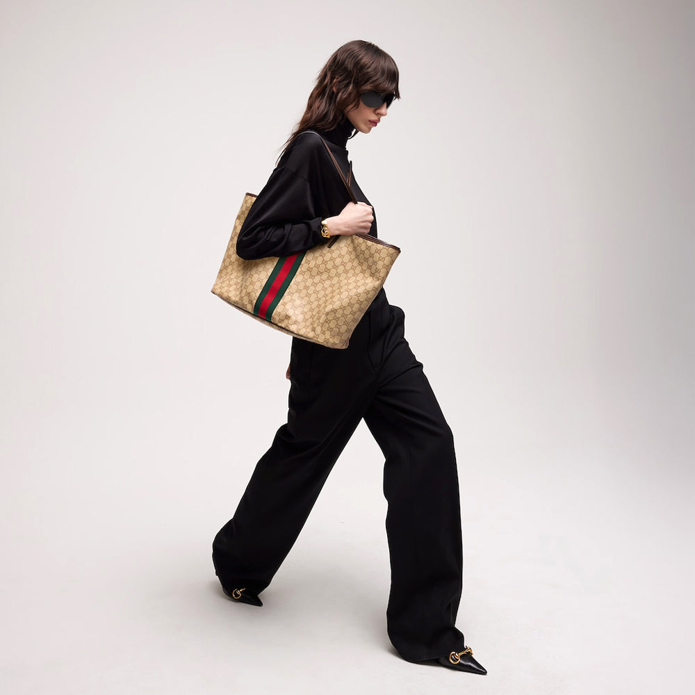 Τσάντα Gucci Ophidia καφέ